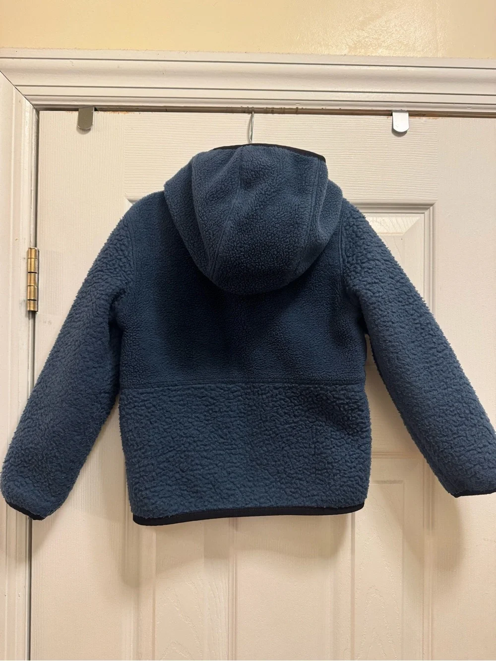 The North Face Navy and Black Hooded Fleece Jacket